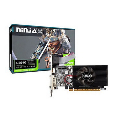 Видеокарта GeForce GT 610, 1Gb GDDR3 64bit, Ninja (Sinotex) NF61NP013F, RTL