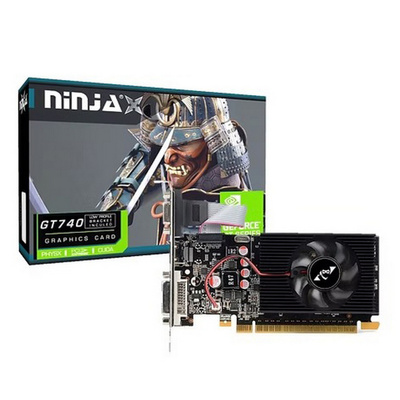 Видеокарта GeForce GT 740, 4Gb GDDR3 128bit, Ninja (Sinotex) NF74LP043F, RTL