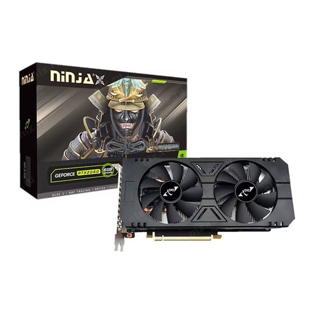 Видеокарта GeForce RTX 2060, 6Gb GDDR6 192bit, Ninja (Sinotex) NK206FG66F, RTL