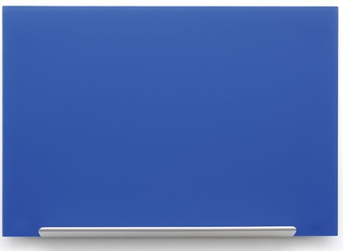 Магнито-маркерная доска NOBO Diamond Glass Blue 993*559, стекло