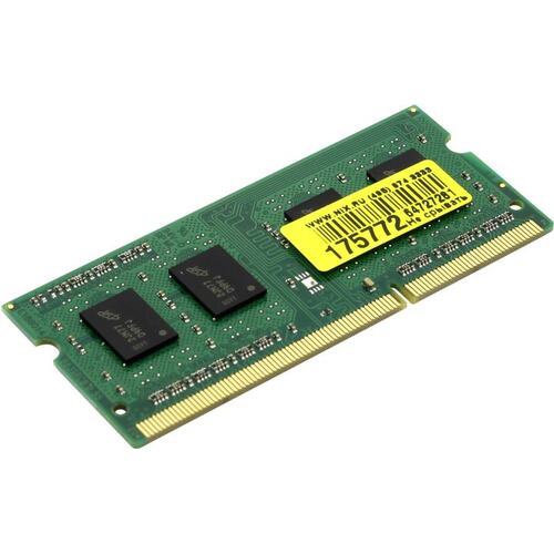 Оперативная память для ноутбука 2Gb Noname, SODIMM DDR III, PC-10600, 1333MHz, 1.5V