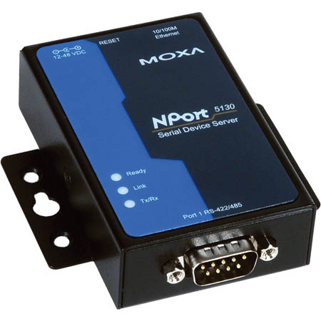 Преобразователь RS-422/485 - Ethernet (RJ45), Moxa NPort 5130