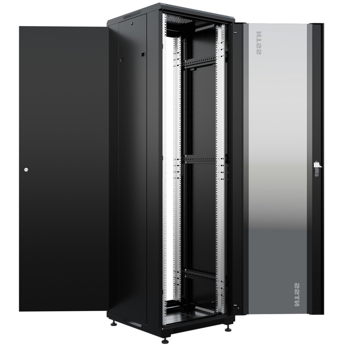 Шкаф коммутационный NTSS NTSS-R42U6060GS-1BL, 42U, 600х600мм