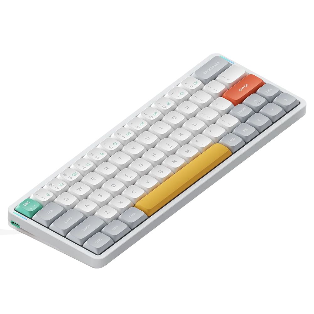 Клавиатура Nuphy AIR60 v2 Ionic White (AIR60v2-IW-21) (Gateron Aloe)