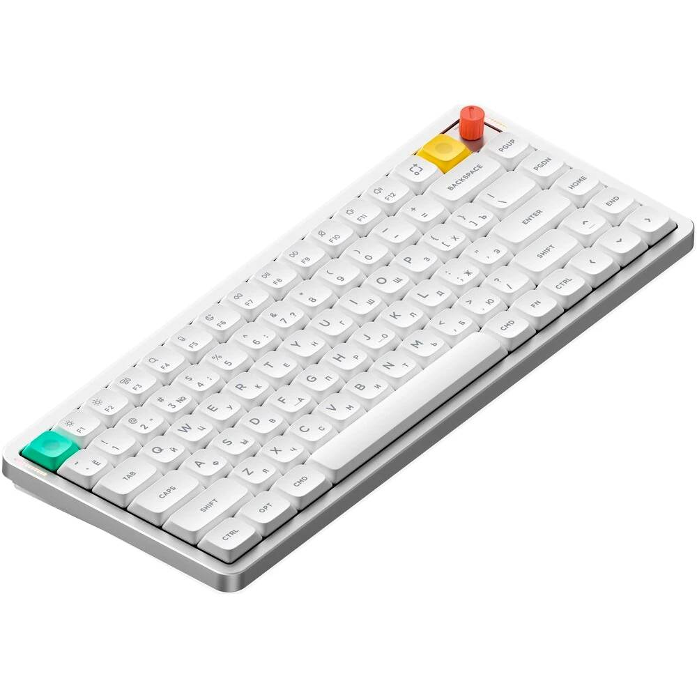 Клавиатура Nuphy AIR75v3 Wireless RGB White (AIR75v3-NW-BRN) (Brown Nano Switch)