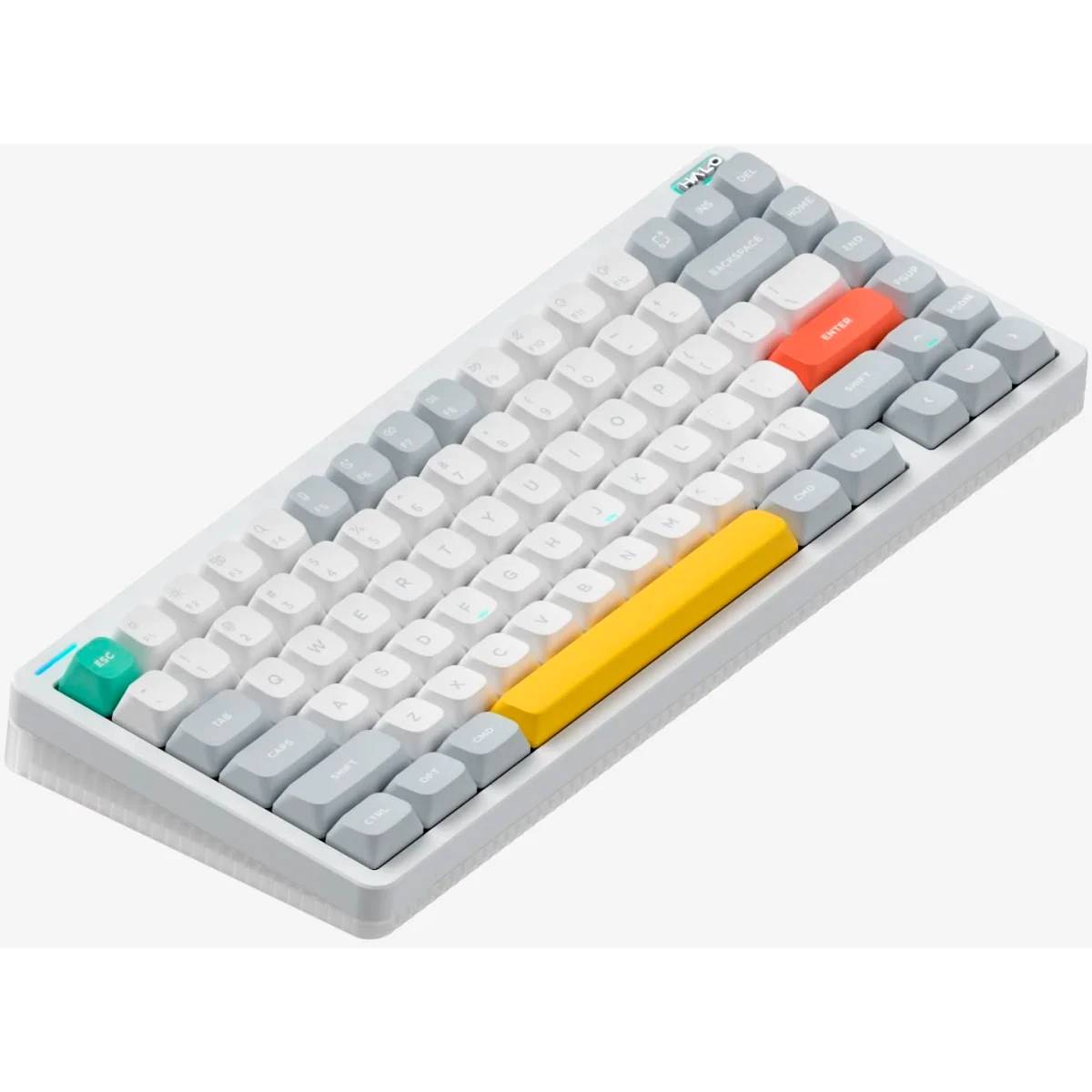 Клавиатура Nuphy Halo 75 V2 Wireless RGB White Halo75v2-IW-32, (Lemon Switch)