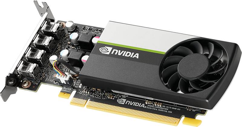 Видеокарта NVIDIA Quadro T1000, 4Gb GDDR6 128bit, NVIDIA 900-5G172-2250-000, OEM