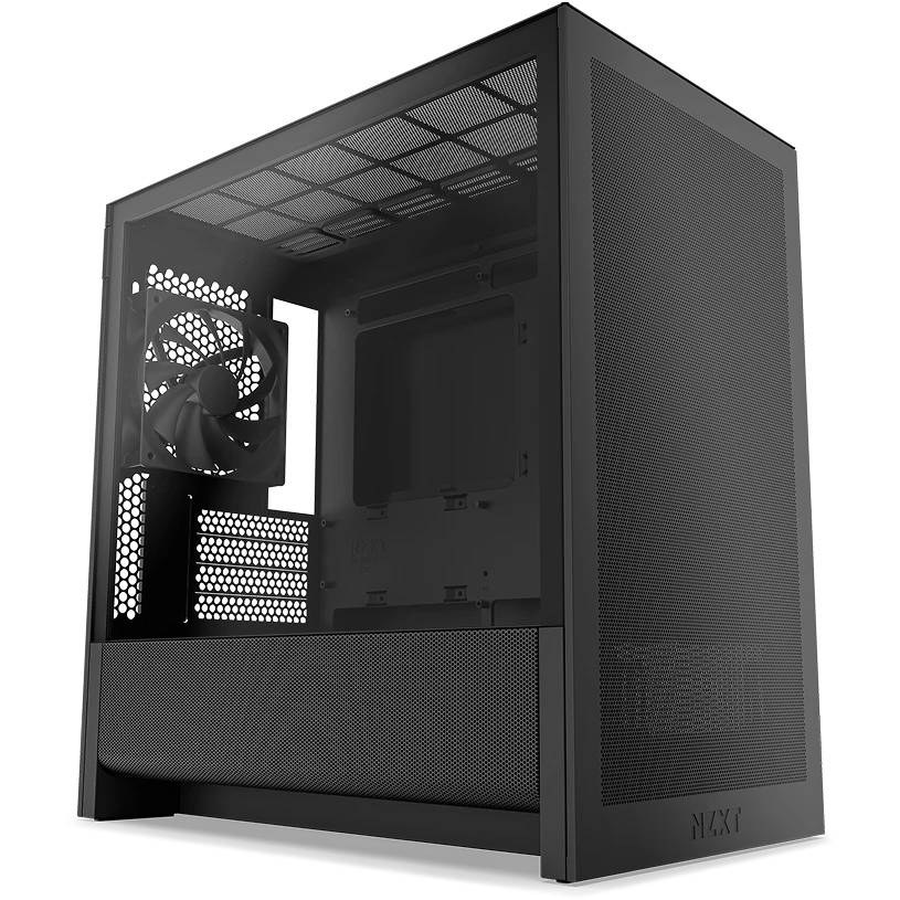 Корпус NZXT H3 Flow (CC-H31FB-01), без БП, mATX