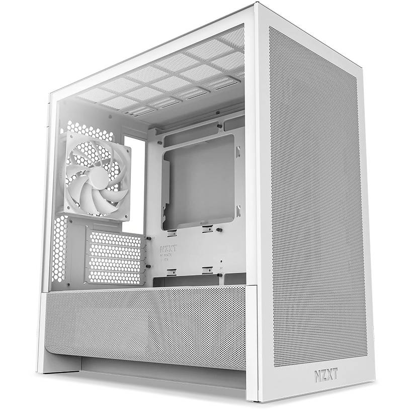 Корпус NZXT H3 Flow WH (CC-H31FW-01), без БП, mATX