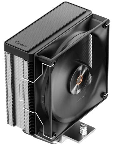 Кулер Ocypus Delta A40 Elite BK (Delta-A40-BK1NNWN00E-GL), 220W (LGA1700 Ready)