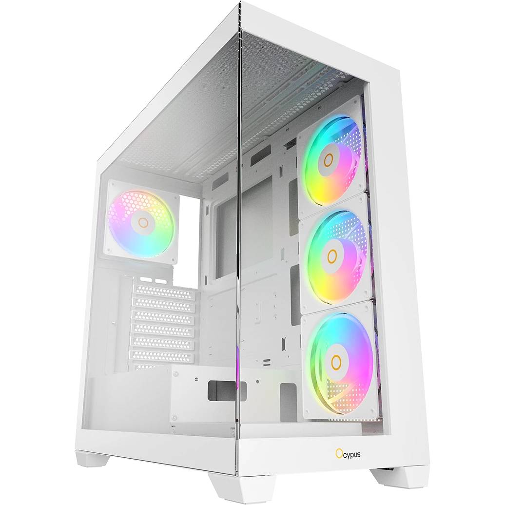 Корпус Ocypus Gamma C72 WH ARGB (Gamma C72 WH ARGB), без БП, ATX
