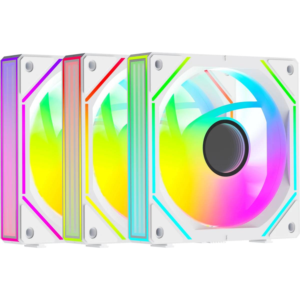 Вентилятор 12x12см Ocypus Gamma F12 UNI WH ARGB 3 in 1 (Gamma F12 UNI WH ARGB 3 IN 1) 3шт.