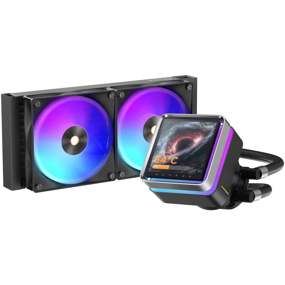 Жидкостное охлаждение Ocypus Sigma L24 EX ARGB BK (Sigma-L24-BK2AAWLN00E-GL) (LGA1700 Ready)