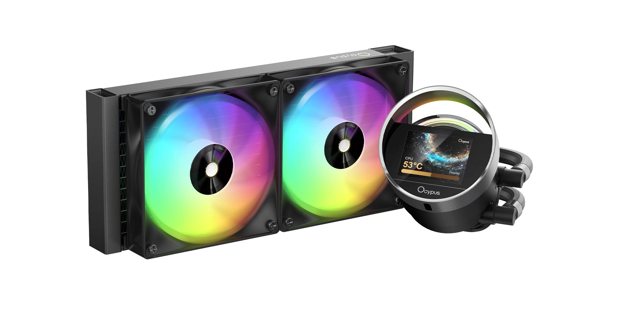 Жидкостное охлаждение Ocypus Sigma L24 BK ARGB, 280W (LGA1700 Ready)