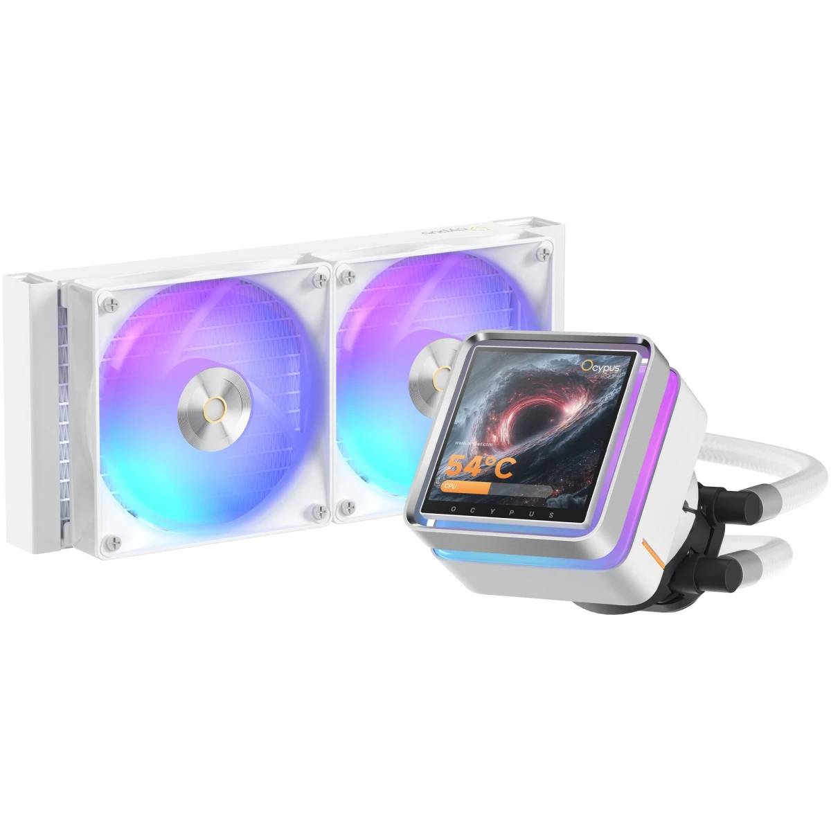 Жидкостное охлаждение Ocypus Sigma L24 EX ARGB WH (Sigma-L24-WH2AAWLN00E-GL) (LGA1700 Ready)