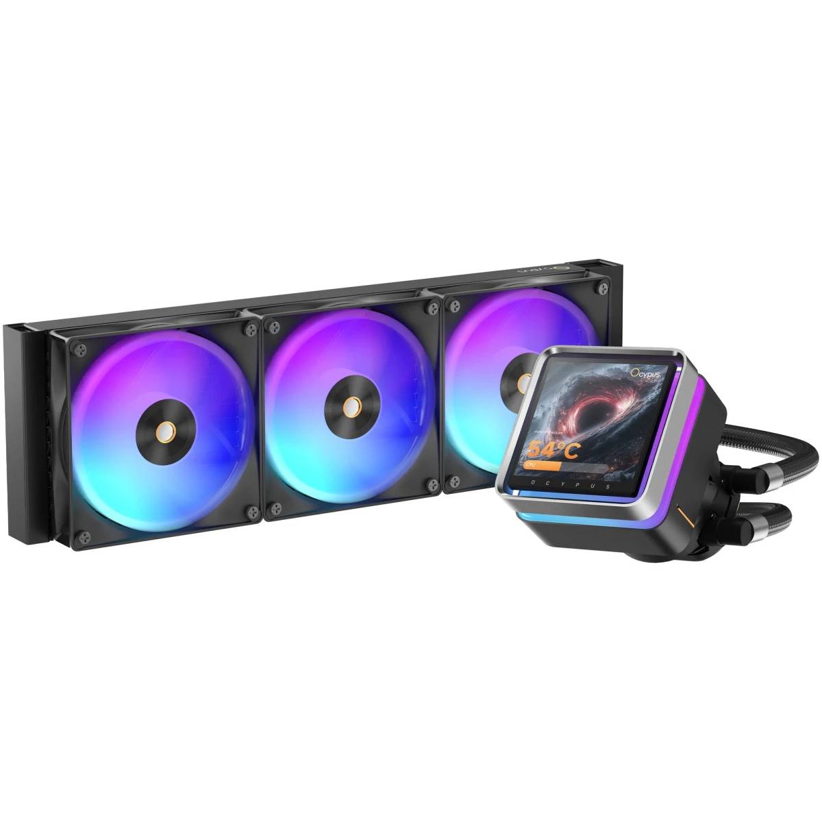 Жидкостное охлаждение Ocypus Sigma L36 EX ARGB BK (Sigma-L36-BK3AAWLN00E-GL) (LGA1700 Ready)