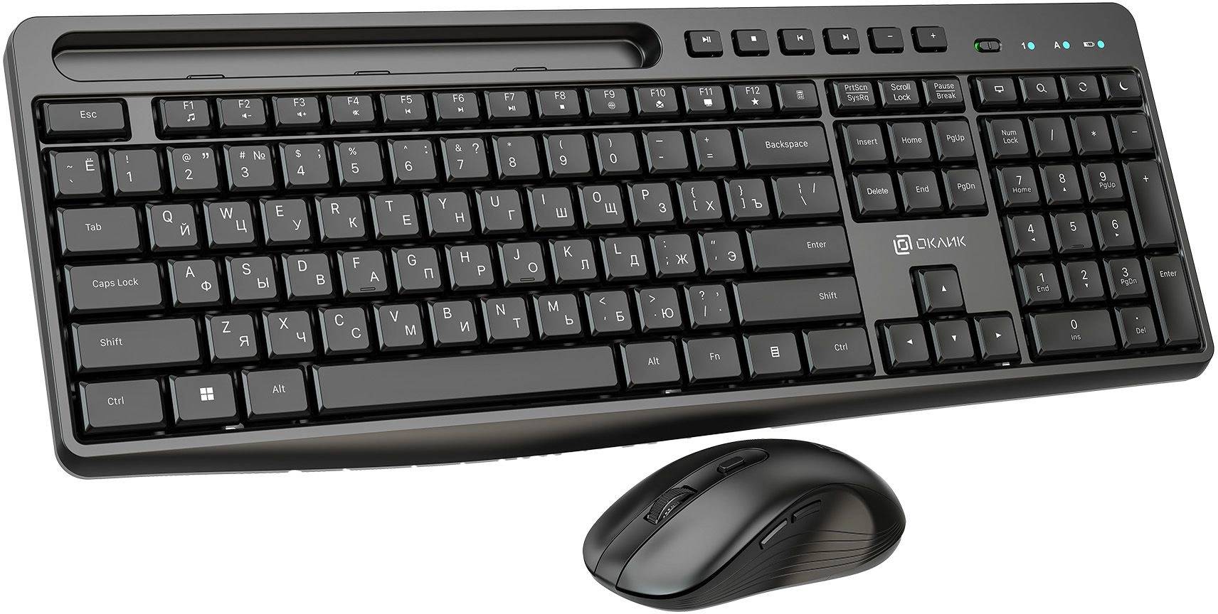 Набор Oklick S275W, черный (1993113)