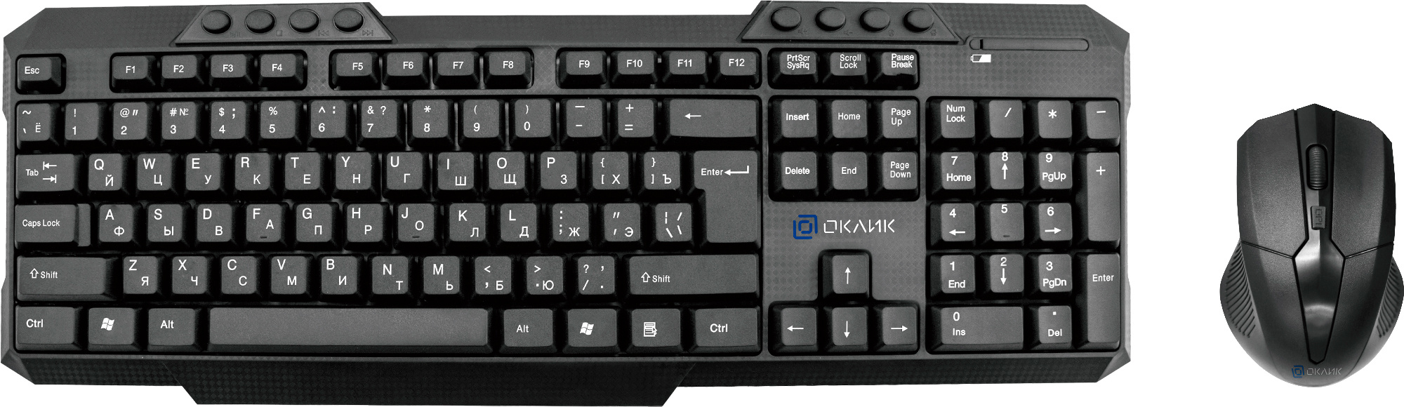 Набор Oklick 205MK, черный