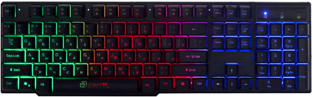Клавиатура Oklick 780G Slayer, USB, чёрный