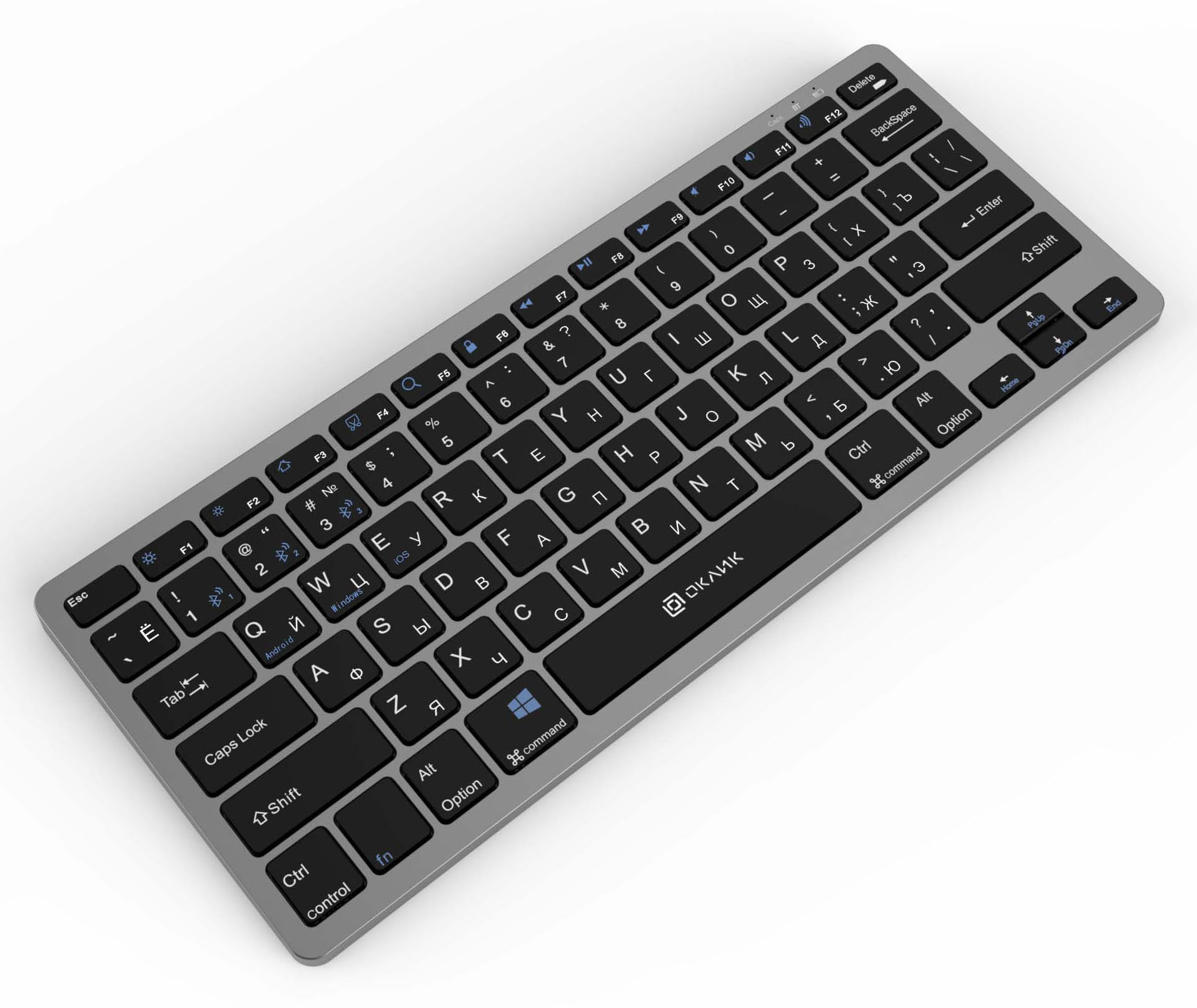 Клавиатура Oklick 835S, черный/серый