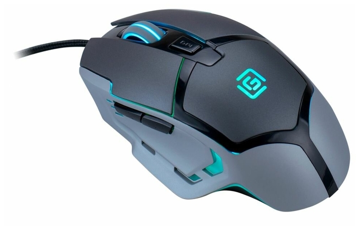 Мышь Oklick 915G Hellwish V2 черный/серебристый