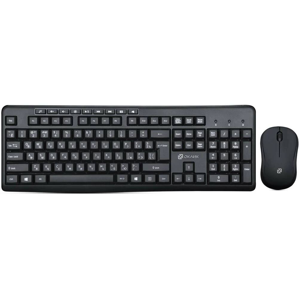 Набор Oklick S269W, черный (2070303)