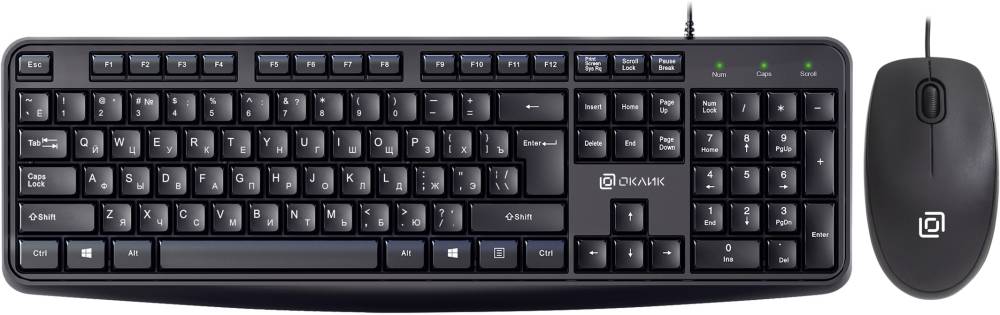 Набор Oklick S603, черный