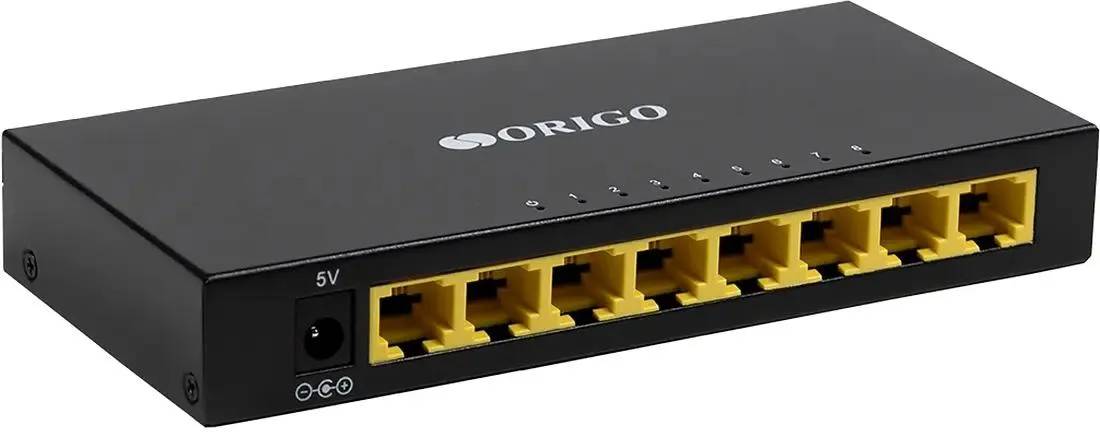 Коммутатор ORIGO OS1208/A1A, 8xLAN 100Mbps