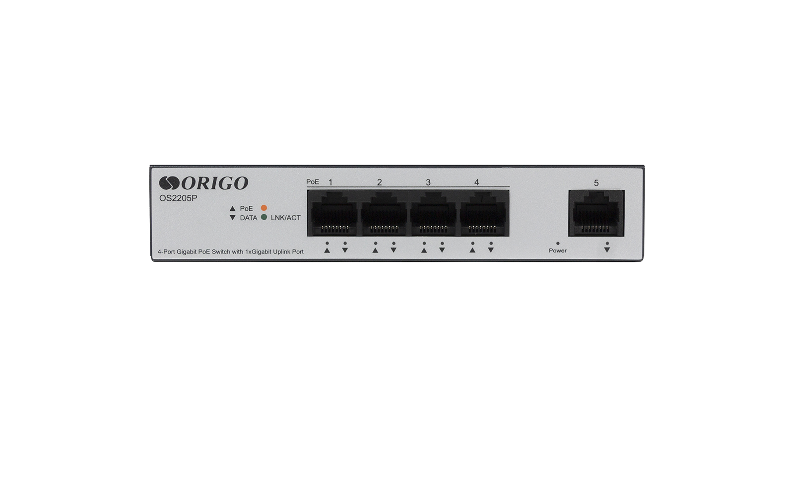 Коммутатор ORIGO OS2205P/60W/A1A, 5xLAN 1Gbps, PoE+