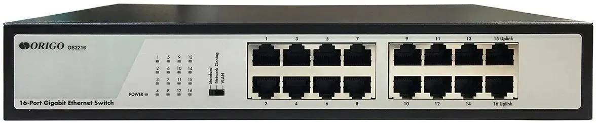 Коммутатор ORIGO OS2216, 16xLAN 1Gbps