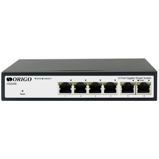 Коммутатор ORIGO OS2406/A1A, 6xLAN 1Gbps