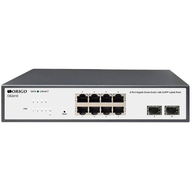 Коммутатор ORIGO OS2410/A1A, 8xLAN 1Gbps, 2xSFP