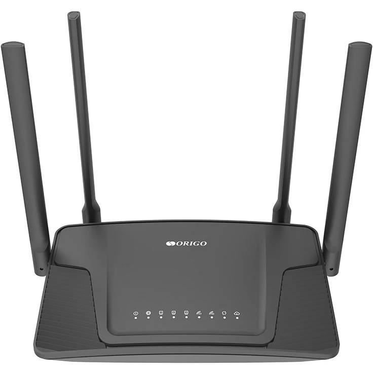 Роутер Wi-Fi Origo OWR1530AXG, 2.4/5GHz, 1201Mbps, 3xLAN 1Gbps, 1xWAN
