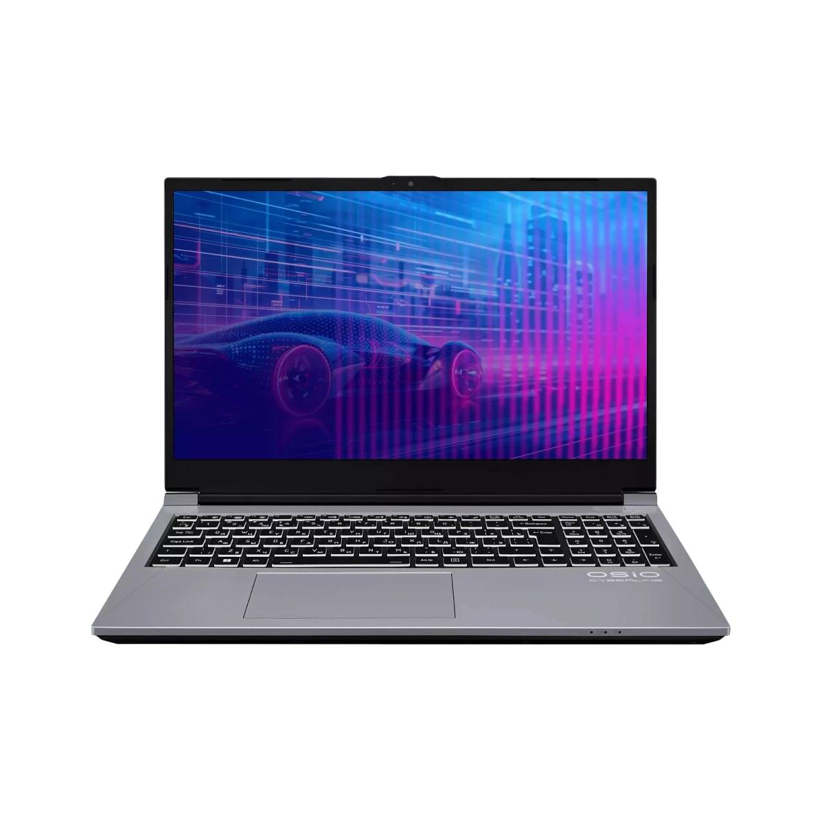 Ноутбук OSiO CyberLine C150i-003, 16" IPS, Core i5 12600H/ 16Gb/ 512SSD/RTX 4060 8Gb/ Grey