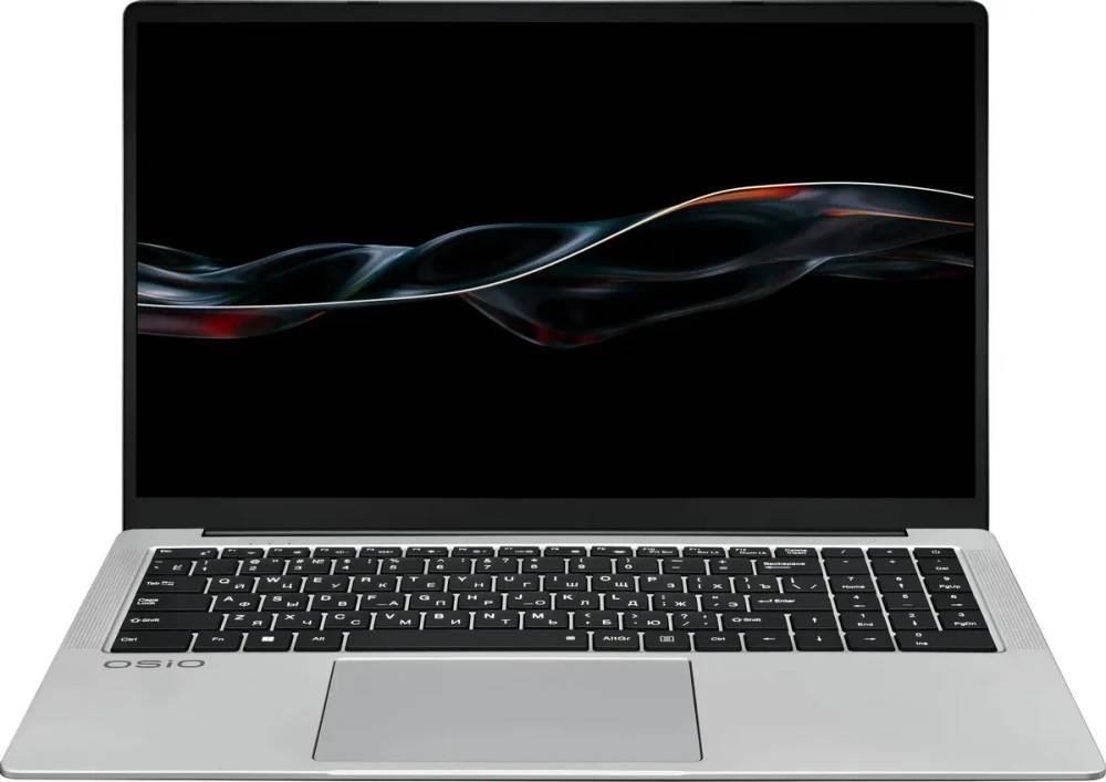 Ноутбук OSiO FocusLine F160a-011, 16.1" IPS, Ryzen 7 5700U/ 16Gb/ 1TbSSD/ W11/ Silver