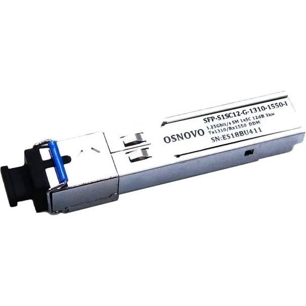 Трансивер OSNOVO SFP-S1SC12-G-1310-1550-I