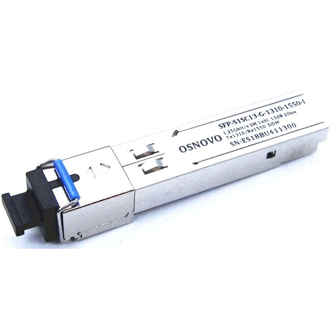 Трансивер OSNOVO SFP-S1SC13-G-1310-1550-I