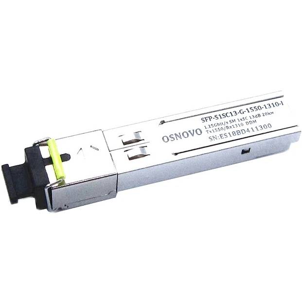 Трансивер OSNOVO SFP-S1SC13-G-1550-1310-I