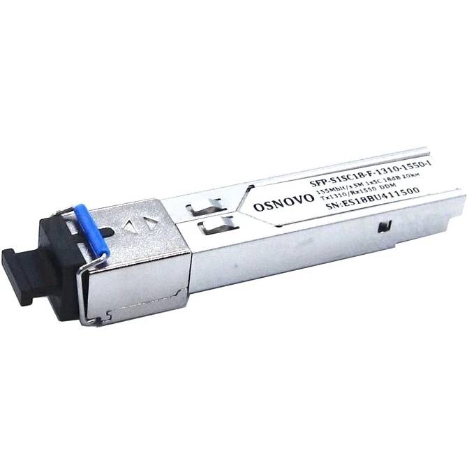 Трансивер OSNOVO SFP-S1SC18-F-1310-1550-I