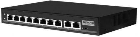 Коммутатор Osnovo SW-21000/A(120W), 8xLAN 100Mbps, 2xUplink, PoE