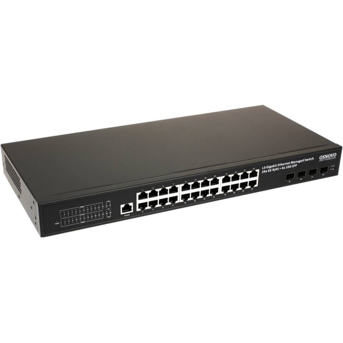 Коммутатор Osnovo SW-24G4X-L2, 24xLAN 1Gbps, 4xSFP+