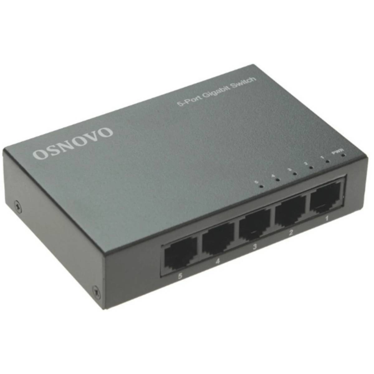 Коммутатор Osnovo SW-5G, 5xLAN 1Gbps