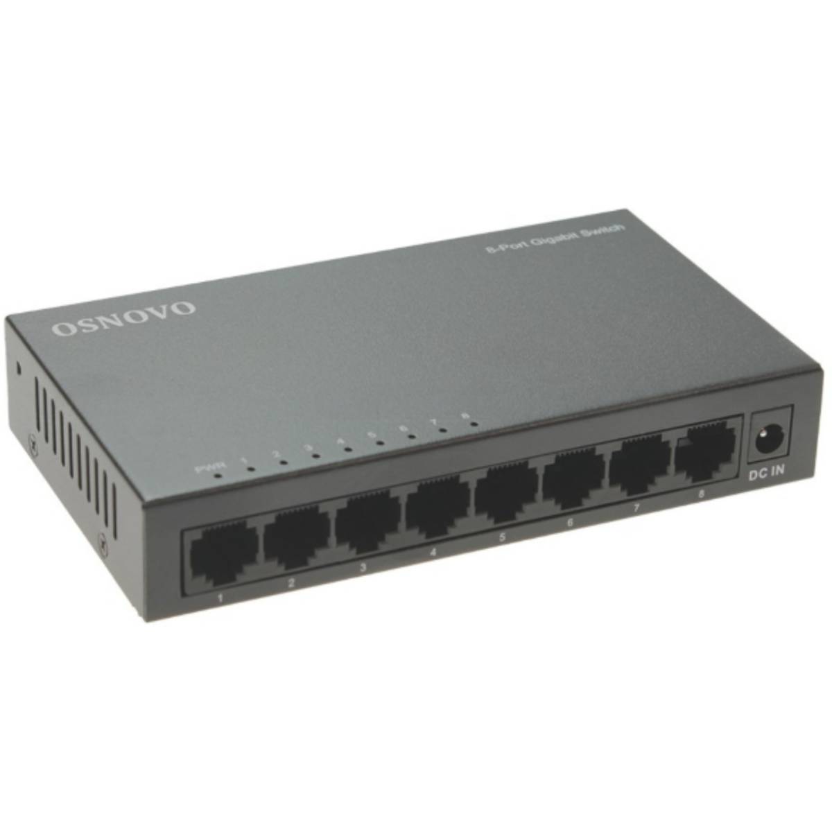 Коммутатор Osnovo SW-8G, 8xLAN 1Gbps