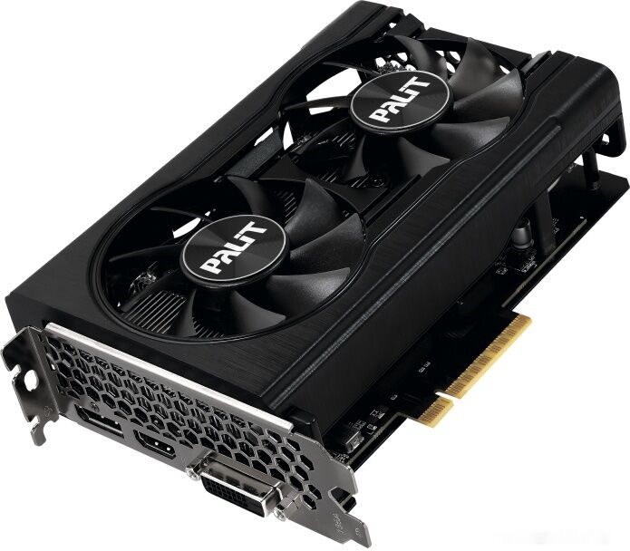 Видеокарта GeForce RTX 3050, 8Gb GDDR6 128bit, Palit NE63050018P1-1070D, RTL