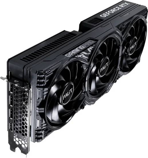 Видеокарта GeForce RTX 5080, 16Gb GDDR7 256bit, Palit GamingPro OC NE75080S19T2-GB2031A, RTL