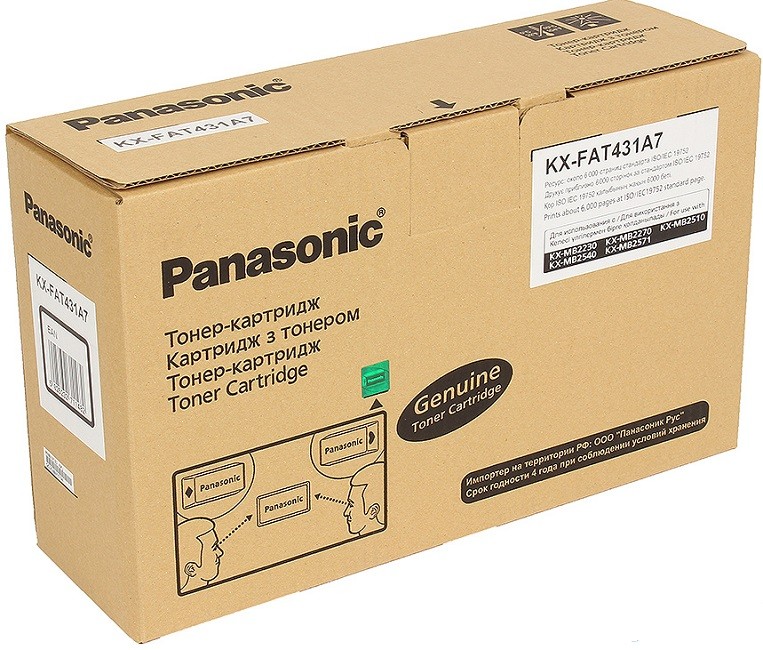 Картридж Panasonic KX-FAT431A7