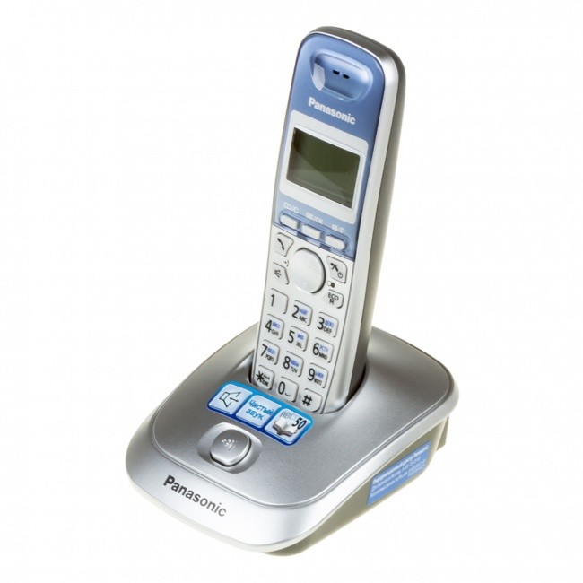 Телефон DECT Panasonic KX-TG2511RUS, серебро