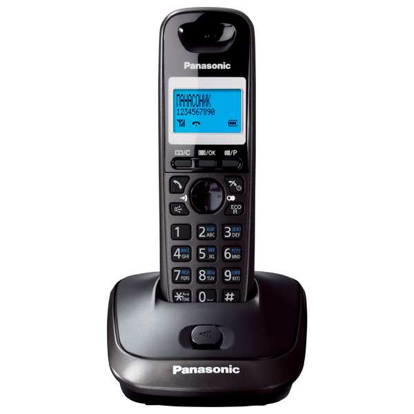 Телефон DECT Panasonic KX-TG2511RUT, титан