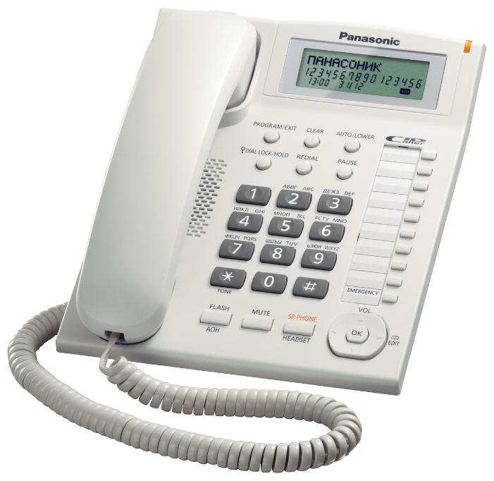 Телефон Panasonic KX-TS2388RUW, белый