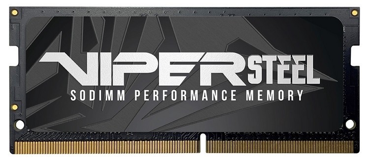 Оперативная память для ноутбука 8Gb Patriot Viper Steel PVS48G266C8S, SODIMM DDR IV, PC-21300, 2666MHz